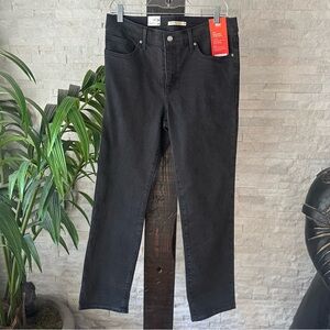 Levi’s 314 Charcoal Grey Shaping Straight Jeans Size 31 x 30 New with Tags